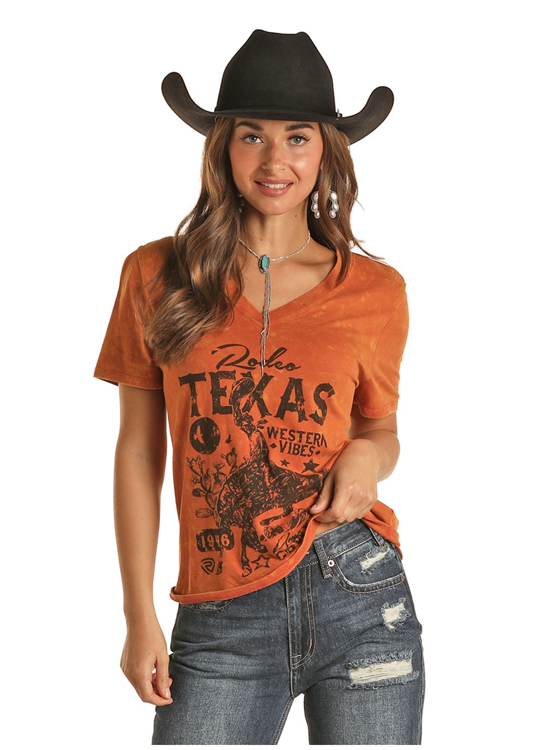 Paradouro CountryT-Shirt Feminina Texas Heard