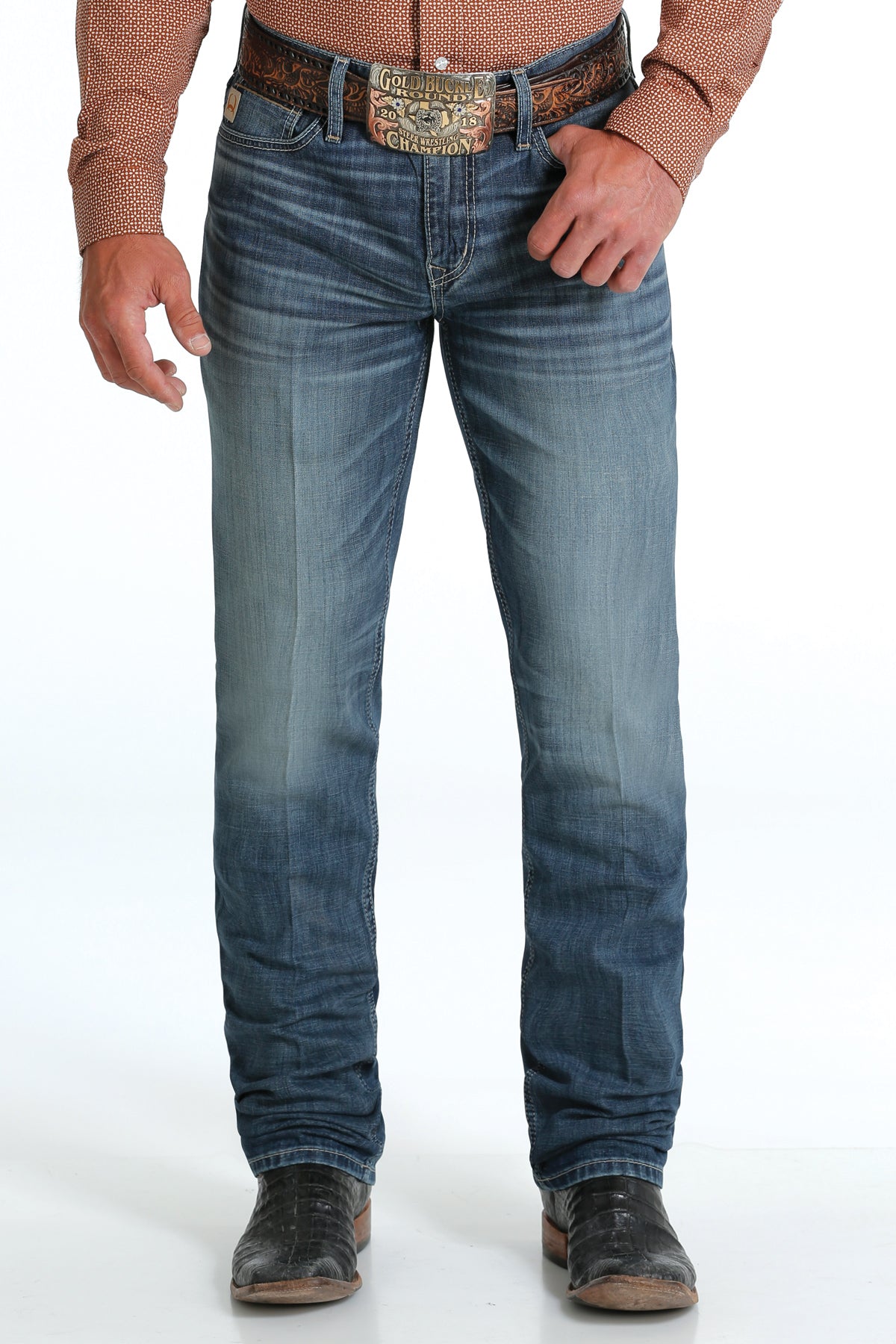 Cinch Men's Ian Slim Fit Performance Denim Jeans