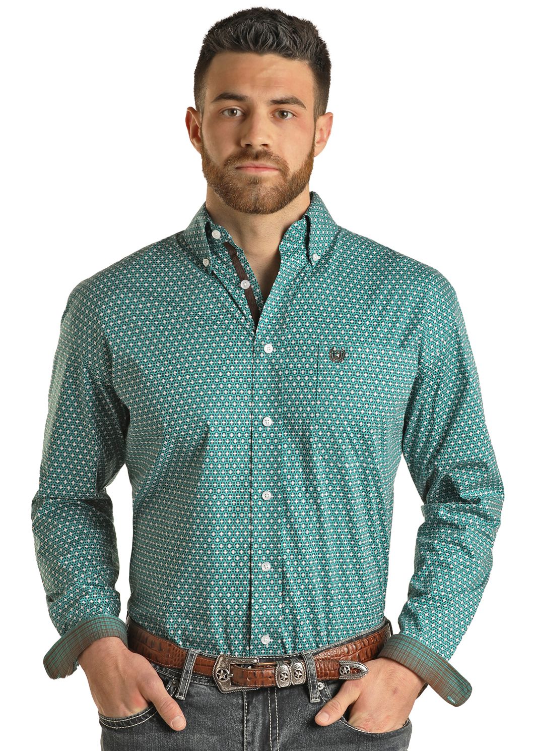 Panhandle Slim Roughstock Men Long Sleeve | Mens Shirt| Fredericksburg M