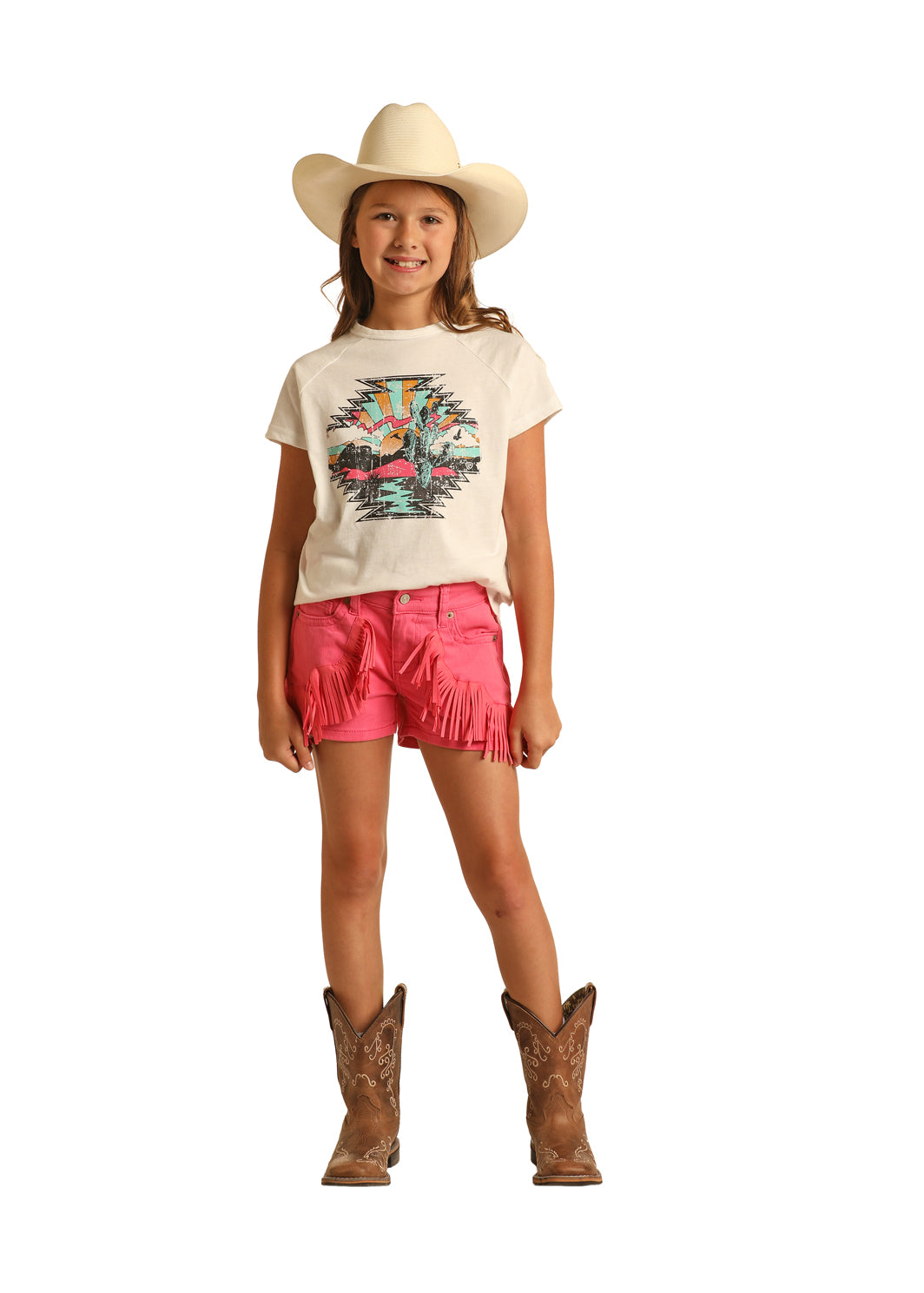 Bandana Fringe Western Shirt by Rock & Roll
