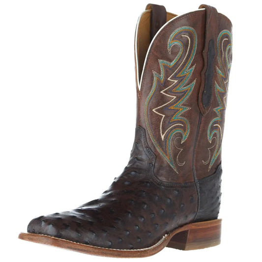 TONY LAMA MEN'S "FOSTER" SIENNA OSTRICH BOOT