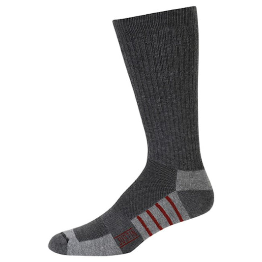 JUSTIN MEN'S TECHNICAL OVER THE CALF SOCKS GREY