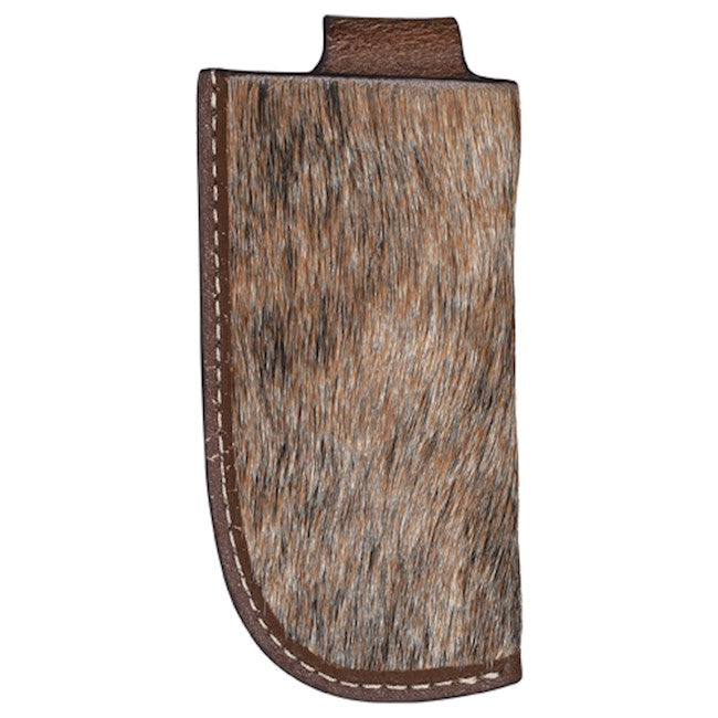 JUSTIN MENS KNIFE SHEATH HAIR ON LEATHER