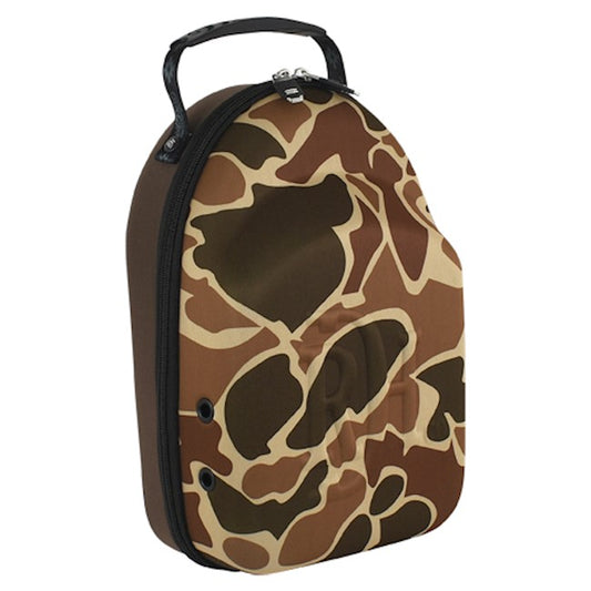 RED DIRT HAT COMPANY CAMO PRINT CAP CARRIER W/SUNGLASS CASE