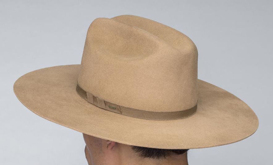 BAILEY 1922 NIALL FEDORA FELT HAT in FAWN