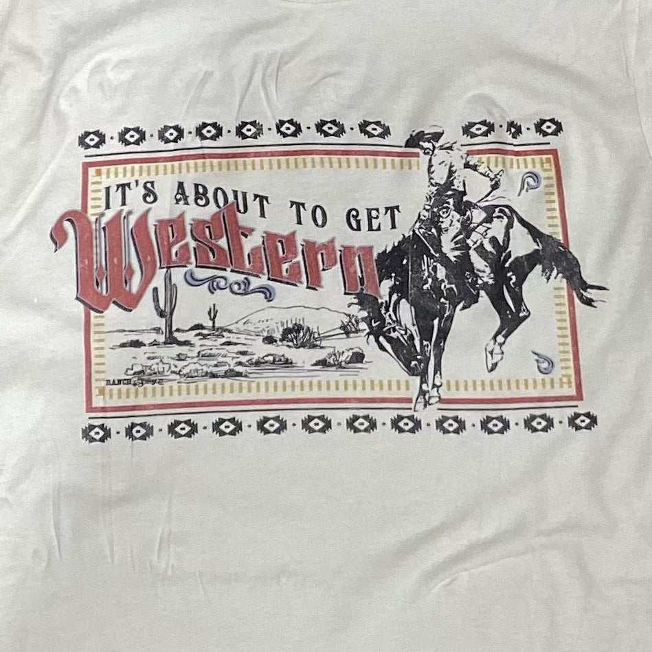 WESTERN BRONC TEE SHIRT