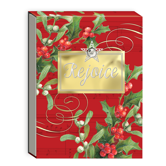 GLAD TIDINGS "REJOICE" POCKET NOTE PAD