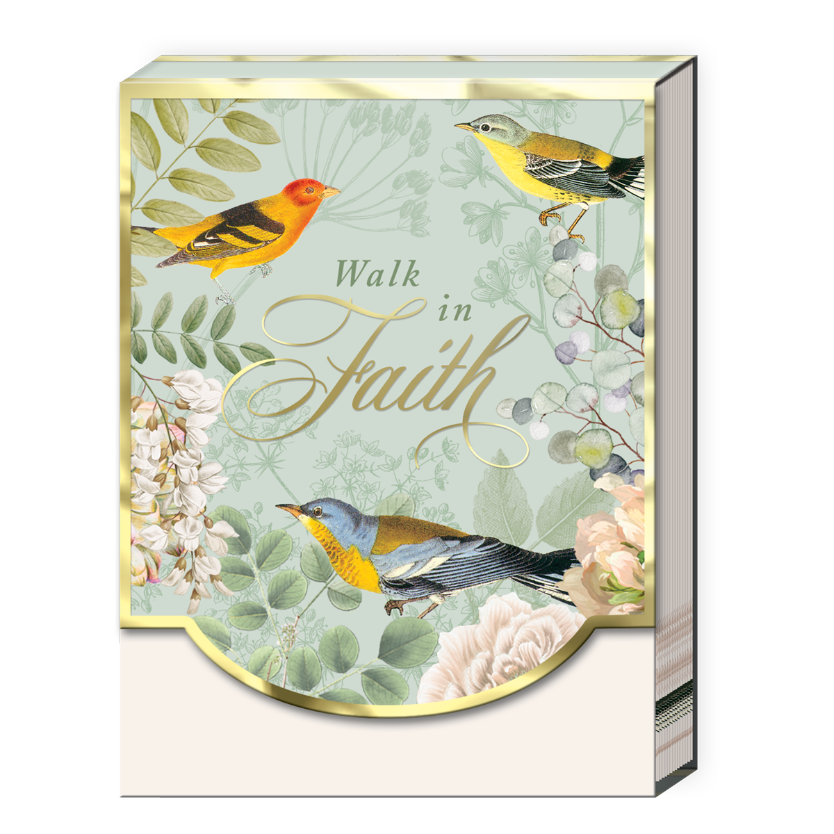 NATURE'S GRACE "FAITH BIRDS" POCKET NOTE PAD