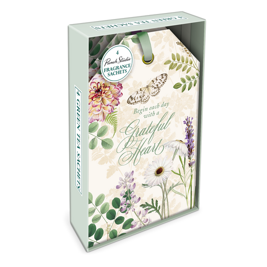 NATURE'S GRACE "GRATEFUL HEART" GREEN TEA BOXED SACHETS