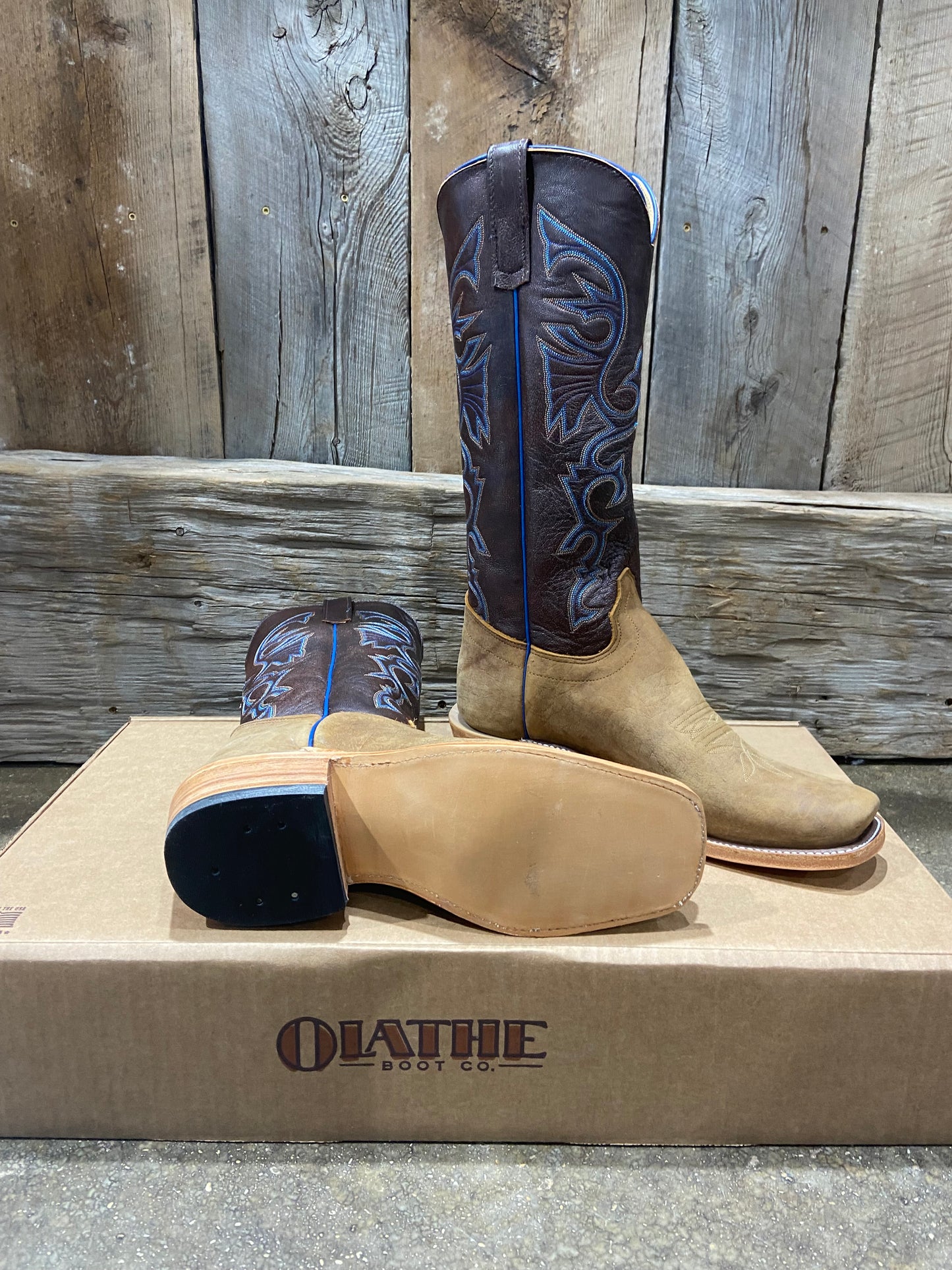 MENS BRAHMA BISON OLATHE BOOTS