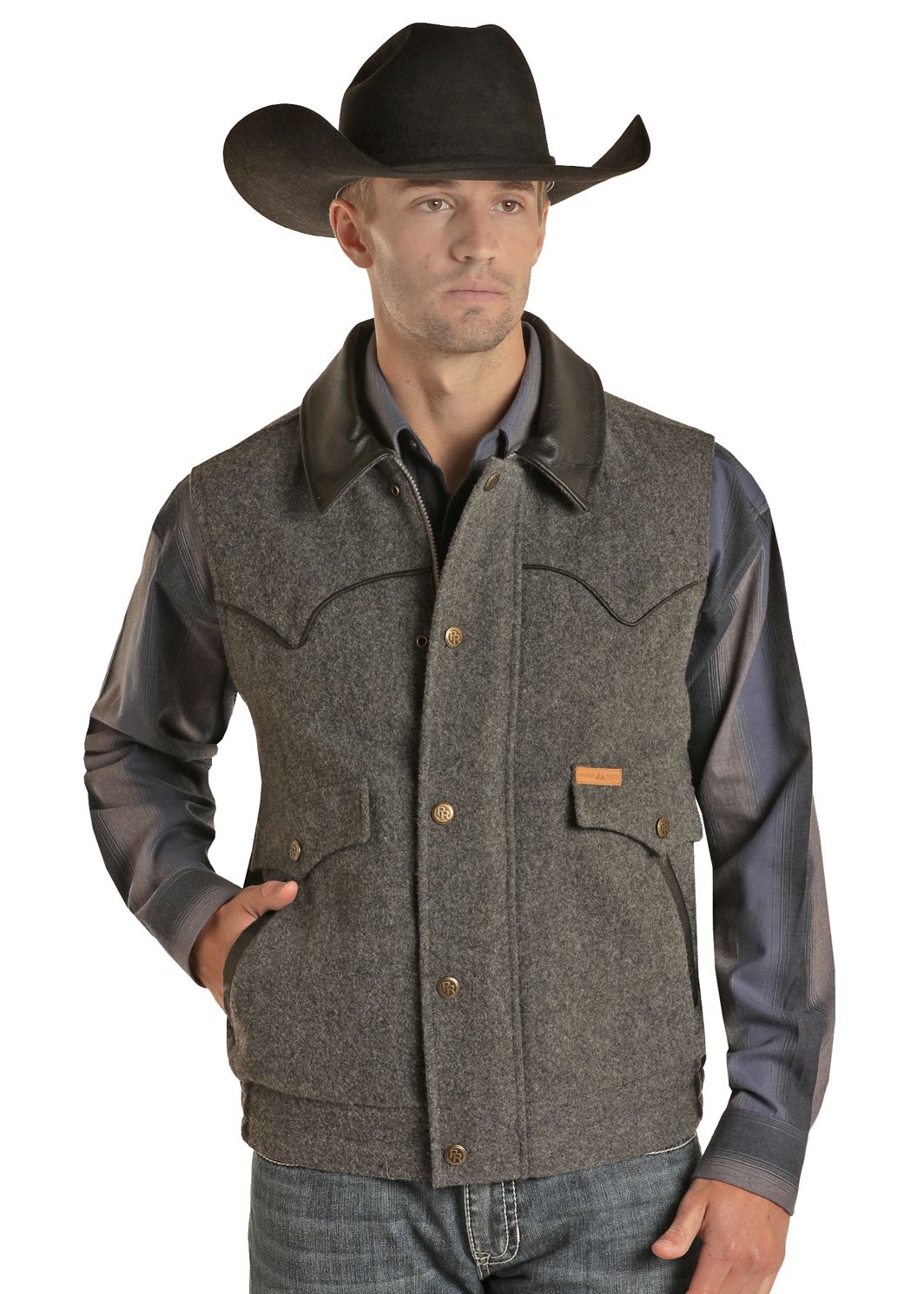 POWDER RIVER HOLBROOK HEATHER WOOL VEST | MENS VEST | FREDERICKSBURG ...