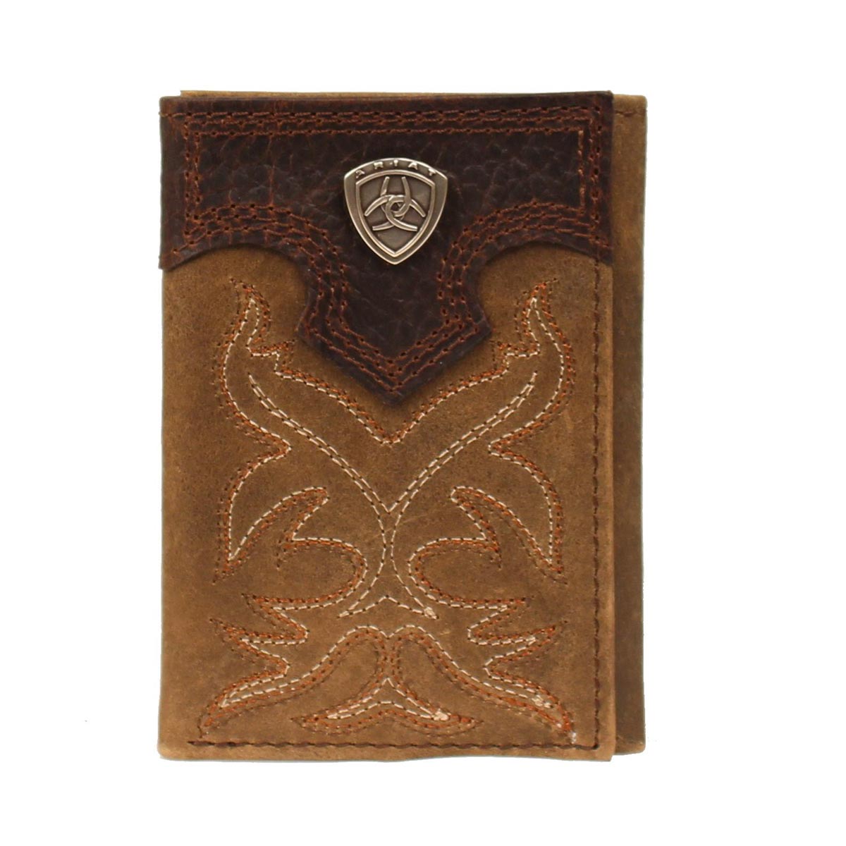 ARIAT PREMIUM BRAND MENS TRIFOLD WALLET