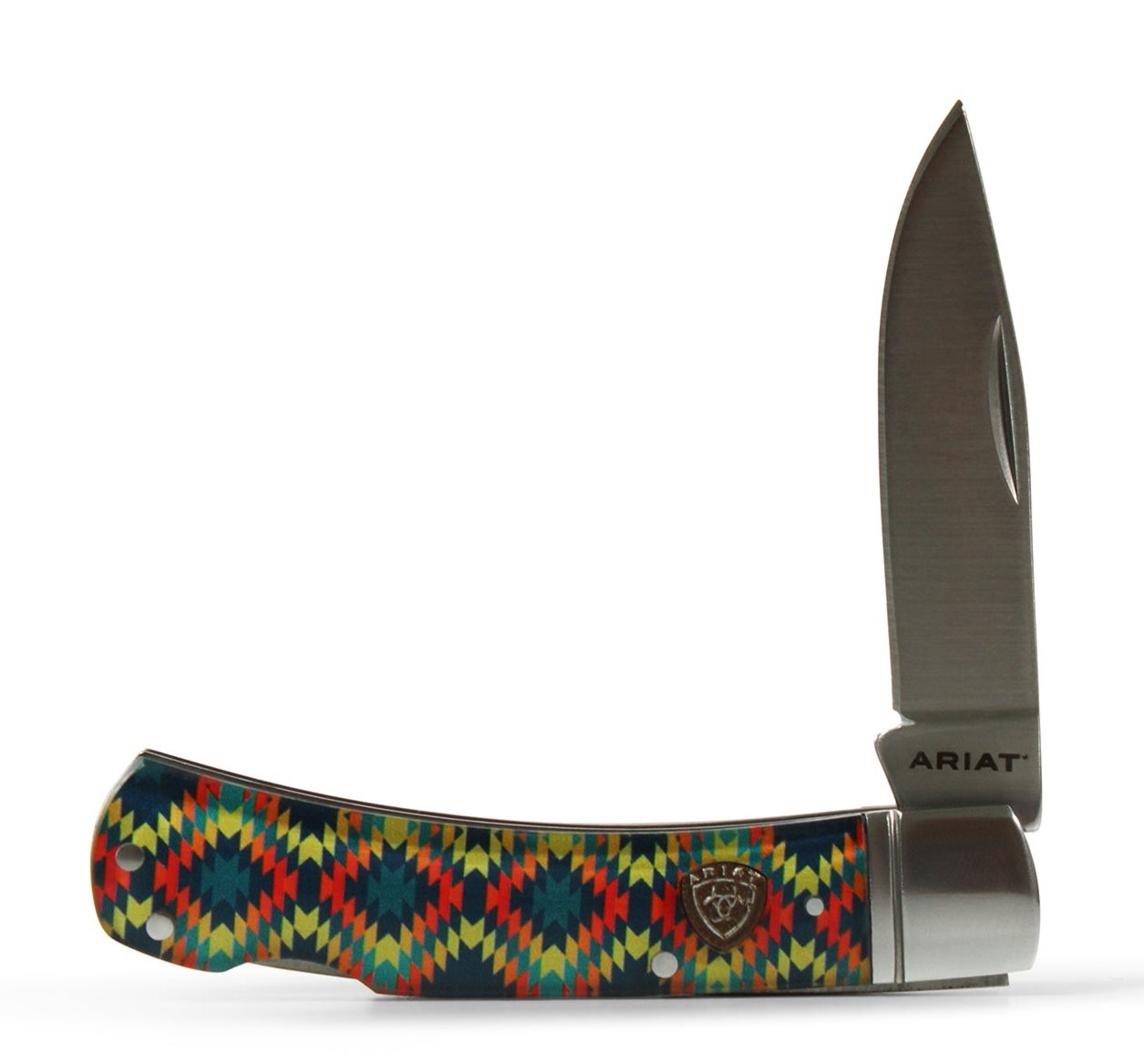 ARIAT KNIFE LARGE 3" SMOOTH - MULTI AZTEC