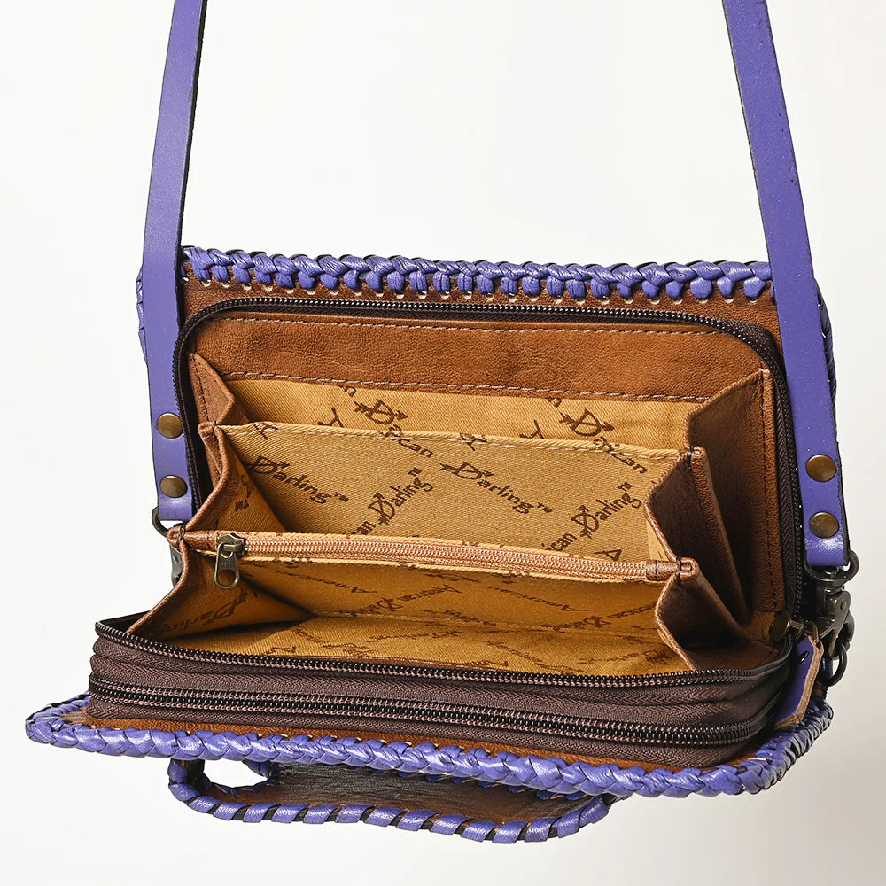 AMERICAN DARLING FULLY TOOLED CROSSBODY CLUTCH