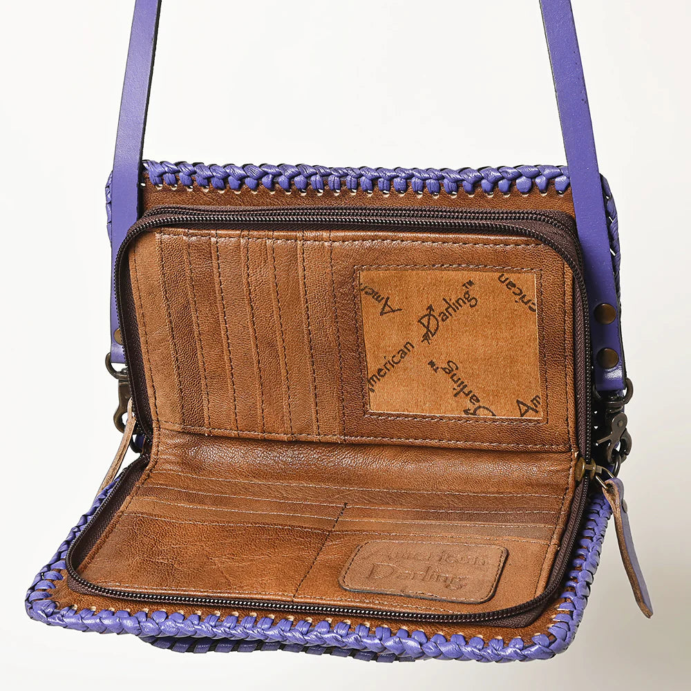 AMERICAN DARLING FULLY TOOLED CROSSBODY CLUTCH