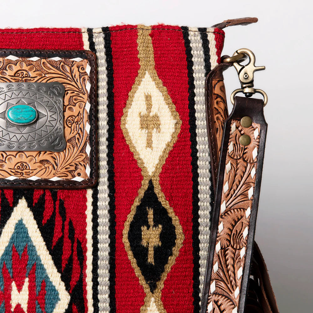 American Darling Ladies Pastel Aztec Saddle Blanket Bag