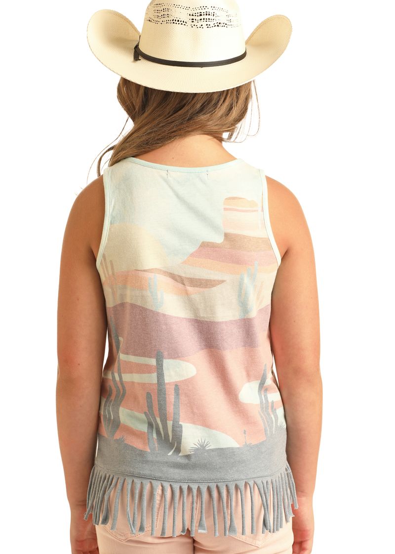 Rock & Roll Girls Desert Scene Tank Top