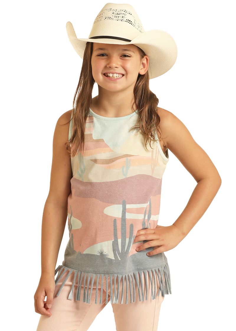 Rock & Roll Girls Desert Scene Tank Top