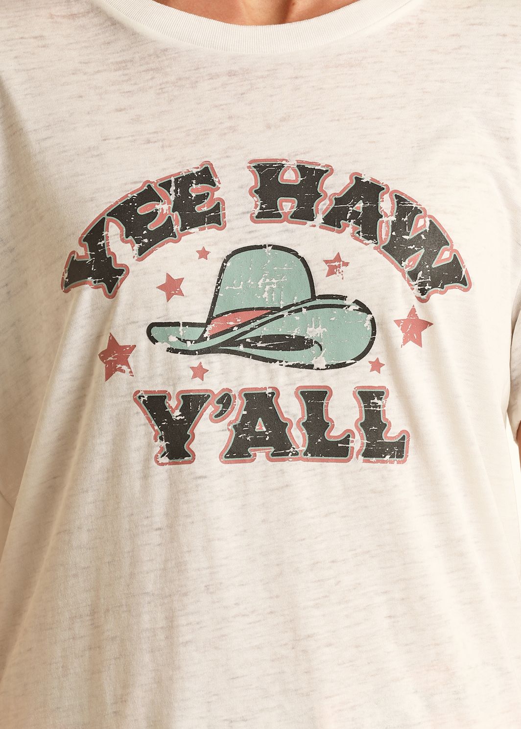 ROCK & ROLL RODEO YEE HAW GRAPHIC TEE