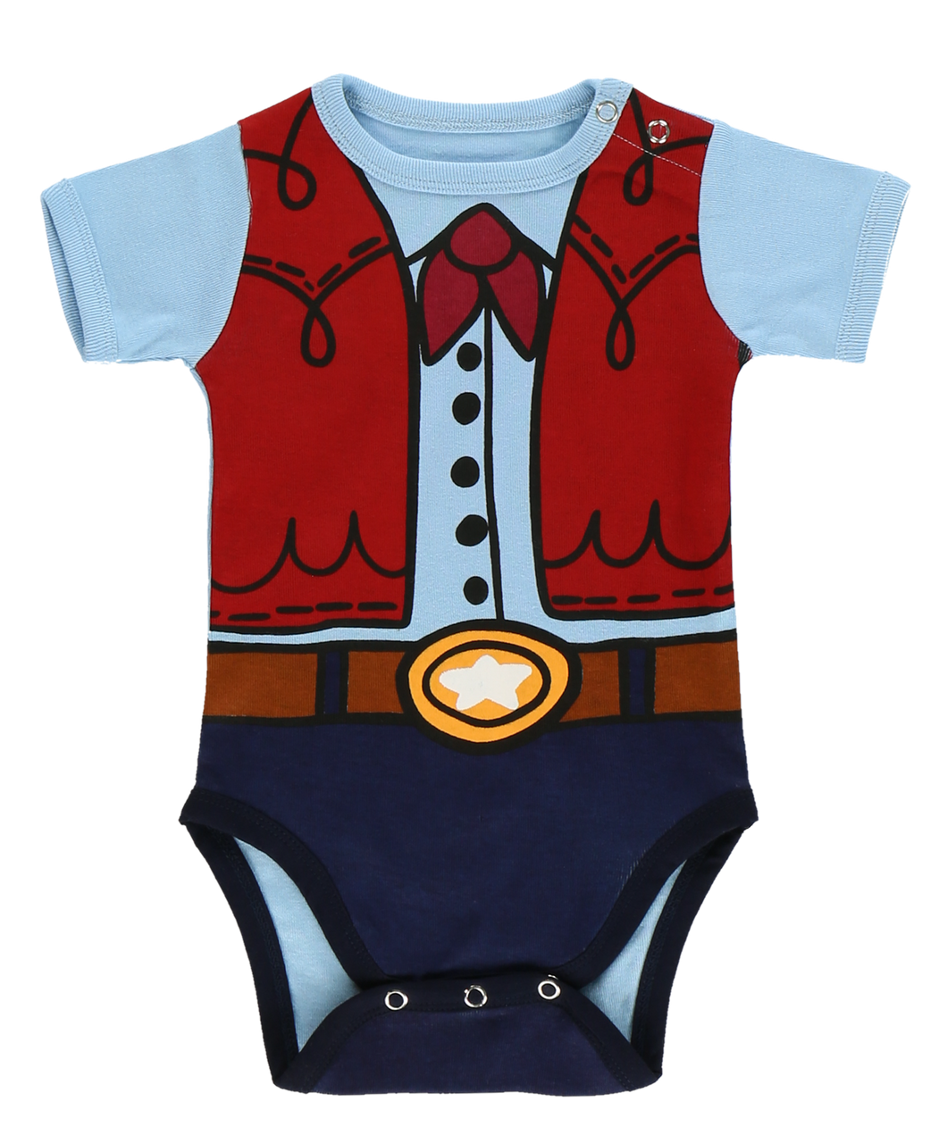 INFANT COWBOY CREEPER ONESIE