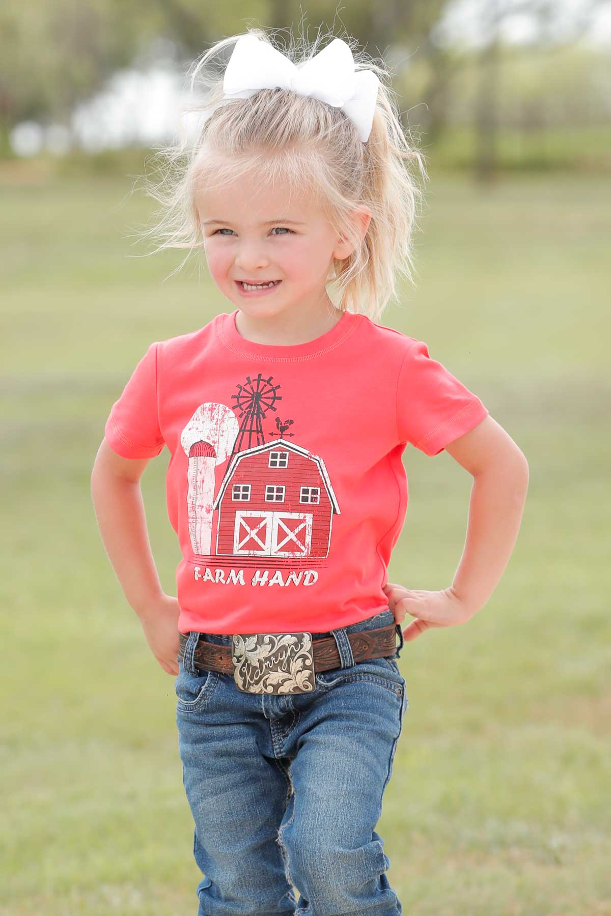 CRUEL GIRLS TODDLER FARM HAND SHORT SLEEVE TEE