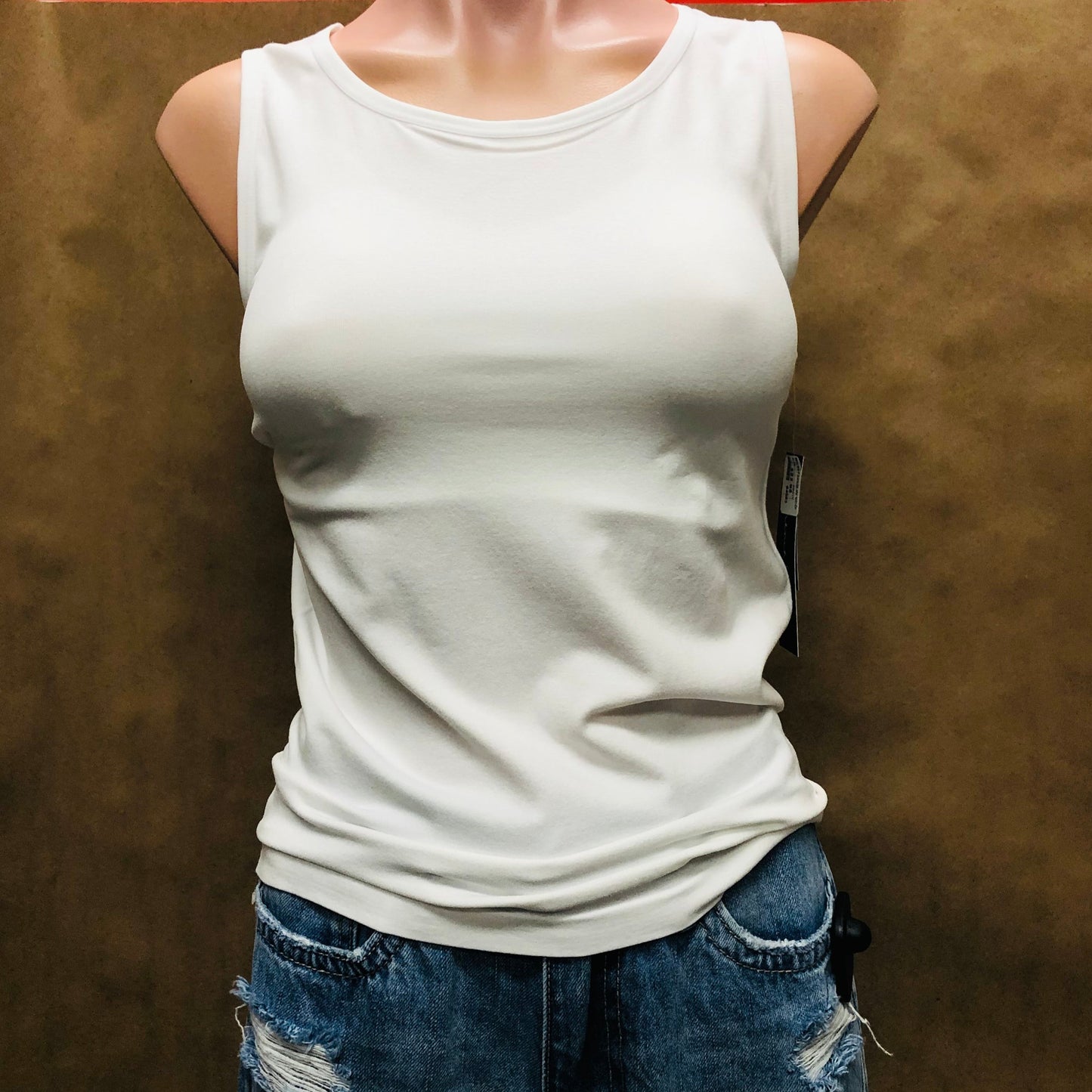 LADIES SCOOP NECK TANK TOP - 3 COLORS