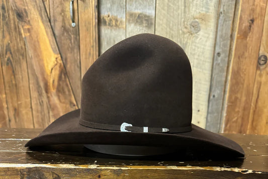 SERRATELLI 2X GUS CHOCOLATE FELT BLEND HAT