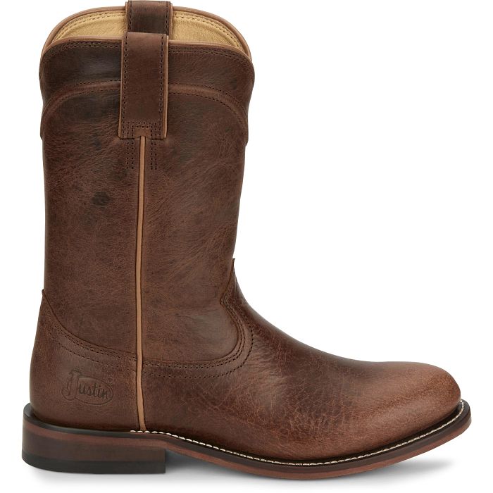 JUSTIN LADIES HOLLAND 10" ROPER - BROWN