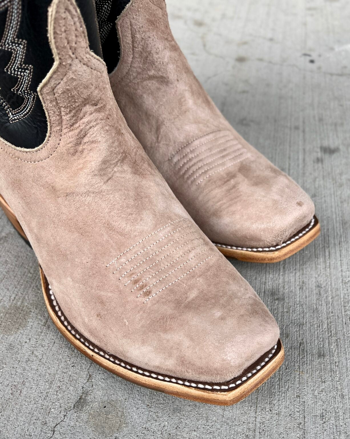 HORSE POWER TOP HAND TAN VINTAGE SMOOTH OSTRICH REVERED BOOT