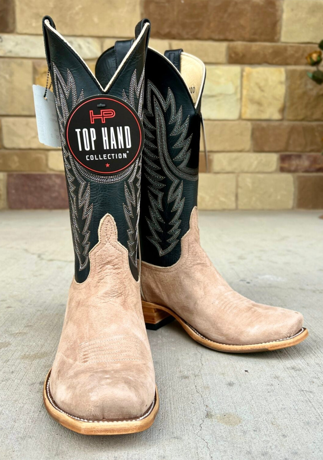 HORSE POWER TOP HAND TAN VINTAGE SMOOTH OSTRICH REVERED BOOT