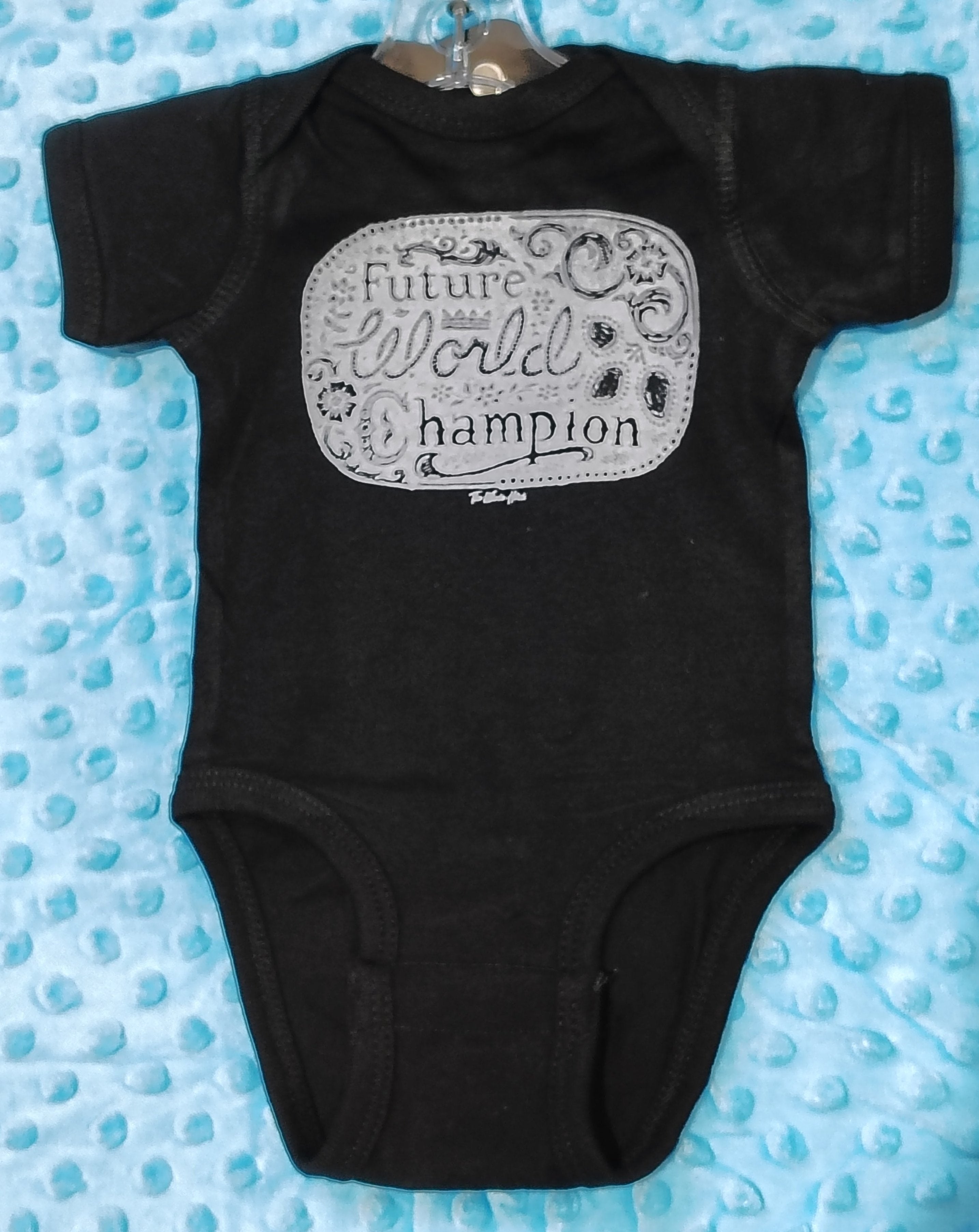 Infant Future World Champion Western Graphic Body Suit Fredericksburg 6 MOS