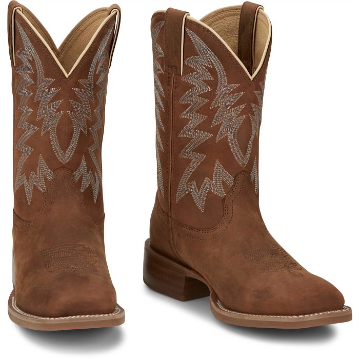 JUSTIN MEN'S BIG BUCK 11" WESTERN FRONTIER BOOTS