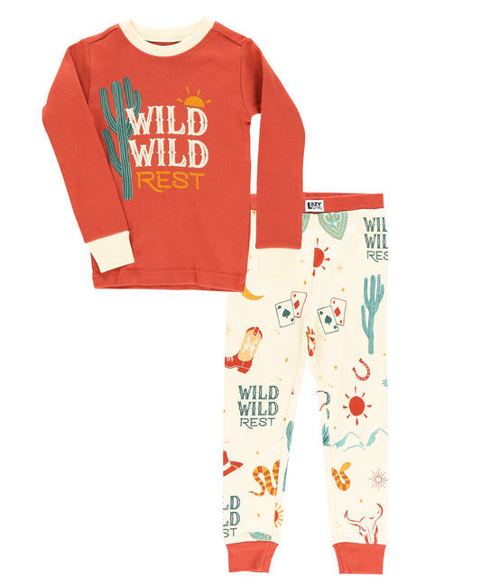 KID'S WILD, WILD REST PAJAMA SET