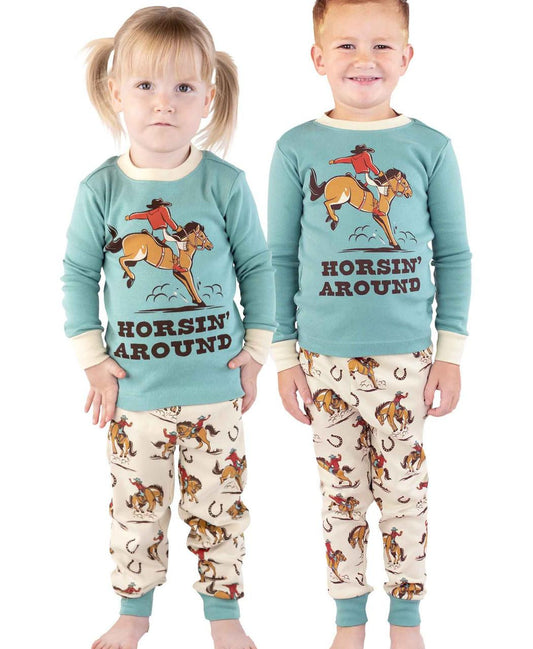 KID'S HORSIN' AROUND PAJAMA SET