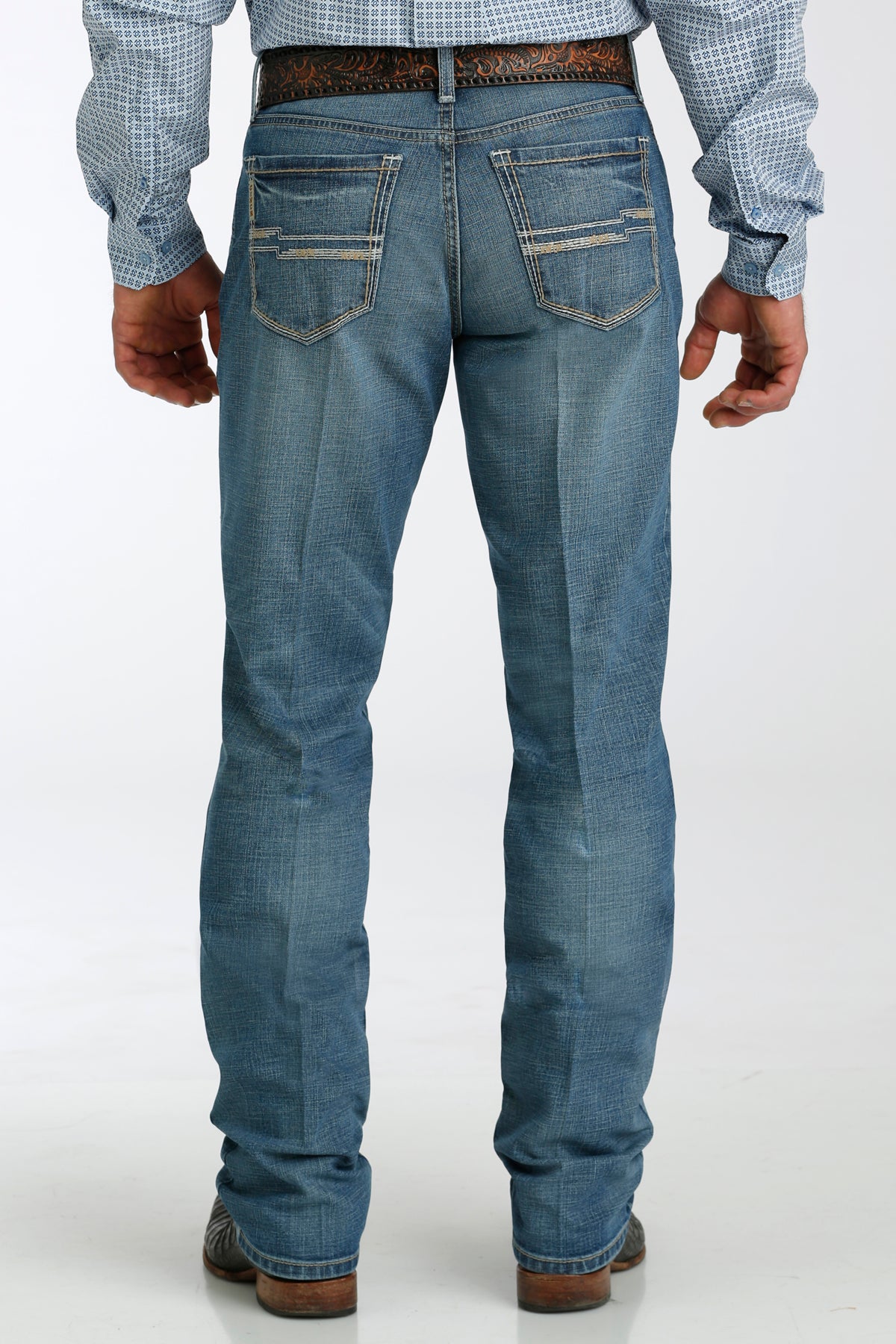 CINCH MEN'S SLIM FIT JESSE - MEDIUM STONEWASH