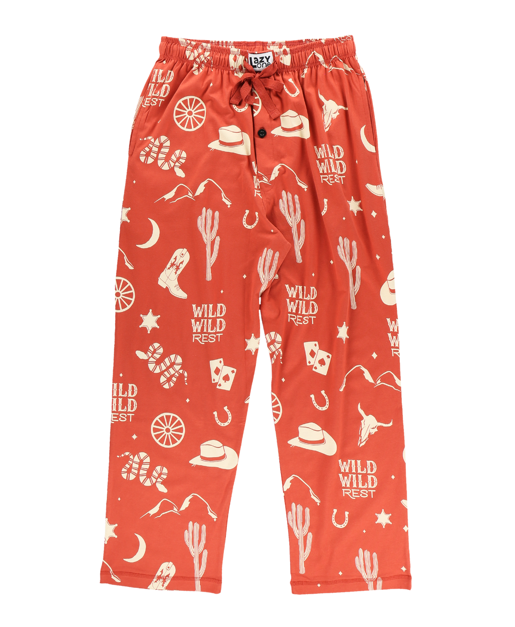 MEN'S WILD WILD REST PJ PANTS ORANGE