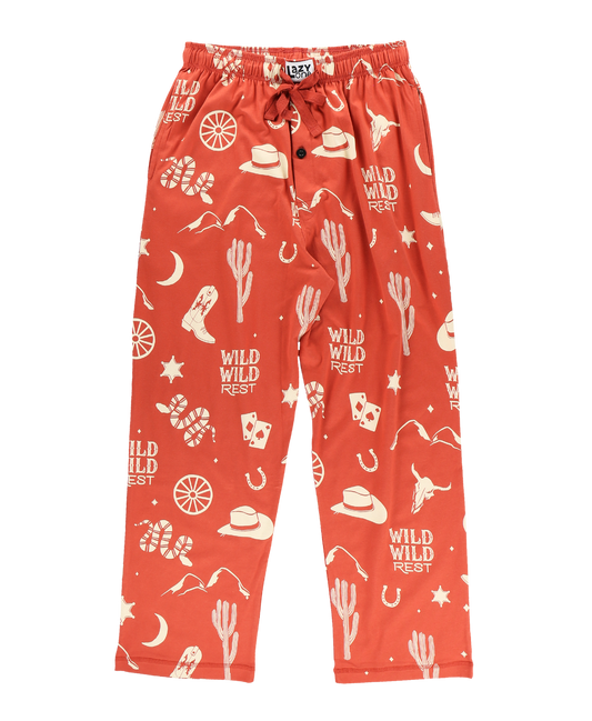 MEN'S WILD WILD REST PJ PANTS ORANGE