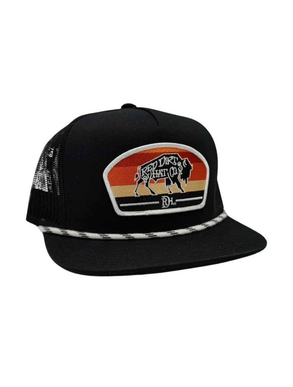 RED DIRT HAT CO BUDDY BUFFALO in BLACK / BLACK