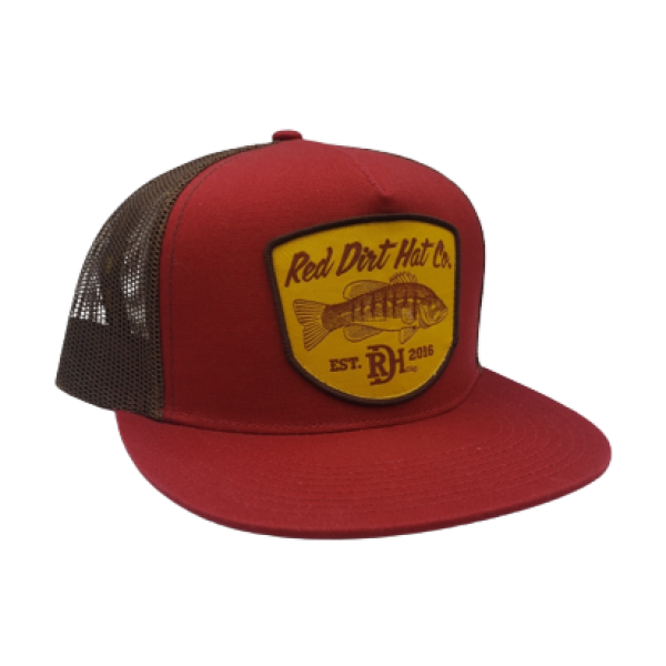 RED DIRT HAT CO GAME WARDEN in RED / BLACK