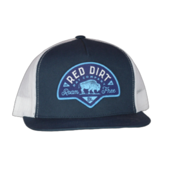 RED DIRT HAT CO CLASSIC IN NAVY/ WHITE