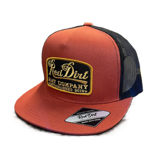 RED DIRT GUITAR HAT in BURNT ORANGE