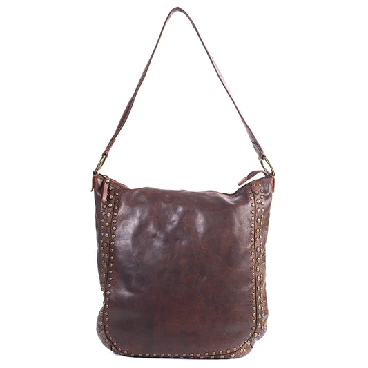 SPAGHETTI WESTERN COGNAC LEATHER PURSE