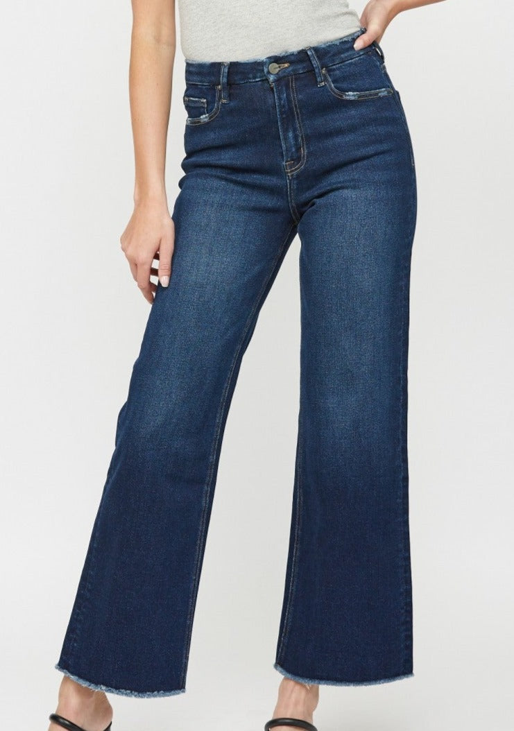 FESTIVAL STRETCH SUPER HIGH-RISE WIDE LEG JEANS