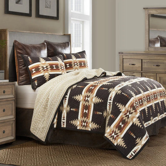 YOSEMITE REVERSIBLE QUILT SET in KING