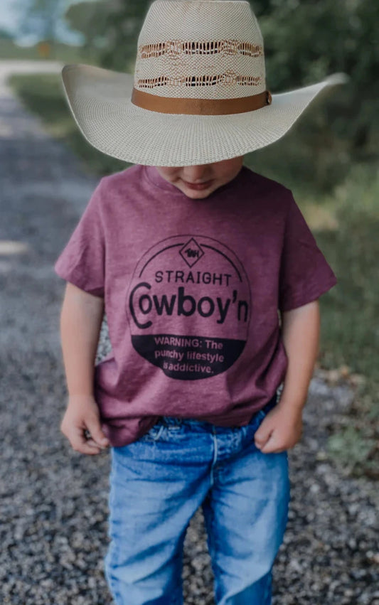 INFANT and TODDLER STRAIGHT COWBOY'N WESTERN GRAPHIC TEE