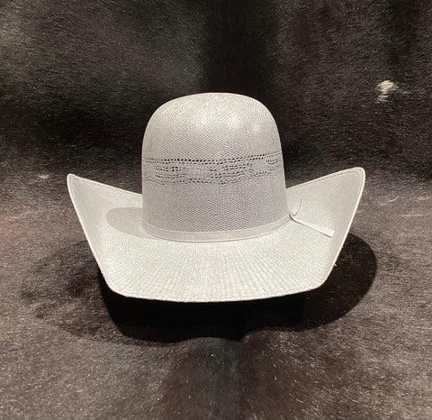 HALFBREED BANGORA GRIS OPEN CROWN STRAW COWBOY HAT - GREY – Yee Haw ...