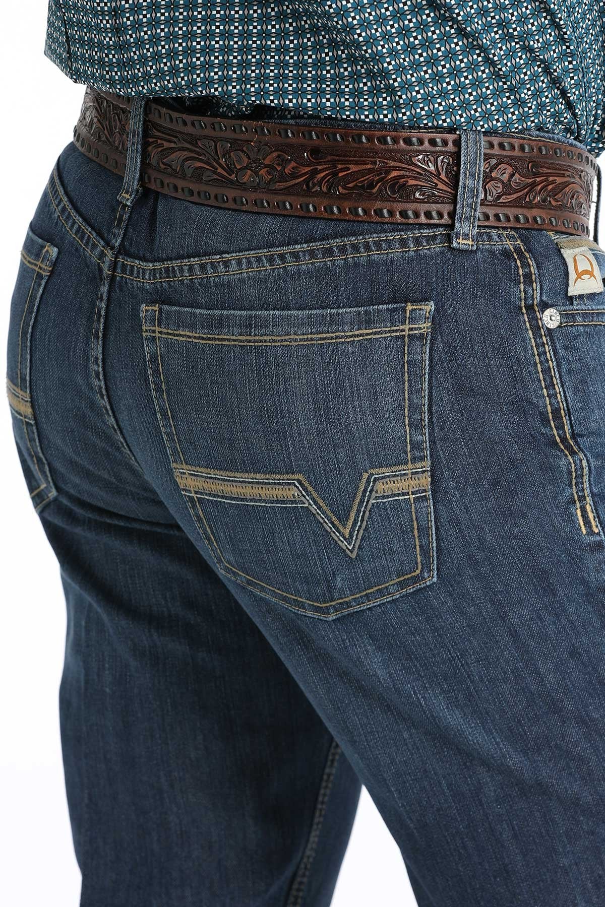 CINCH MEN'S SLIM FIT IAN JEANS- DARK STONEWASH - JAN 25