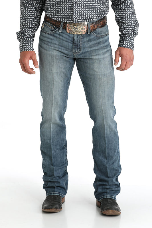 CINCH MEN'S SLIM FIT IAN JEANS- MEDIUM STONEWASH - AUG 24