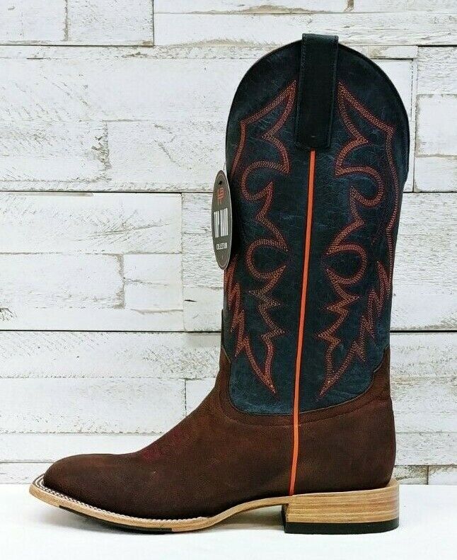 HORSE POWER TOP HAND MAHOGANY ANTIQUE GOAT MEN'S BOOTS