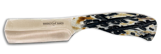 WHISKEY BENT BURNT BONE BULLCUTTER KNIFE